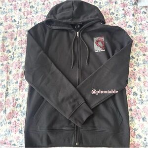 True Religion Black Half Zip Hoodie